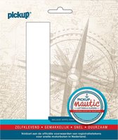 Pickup Nautic plakletter 150mm wit L