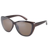 IZZLE Zonnebril Dames 2834 - UV400 bescherming - Bruin montuur/Gekleurd glas