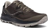 Saucony Peregrine 11 Heren Gravel/Black - Trailrunschoen