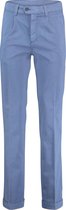 The English Hatter Herfst/Winter 2021 Pantalon met Bandplooi en omslag Mannen Blauw Katoen Maat: 48