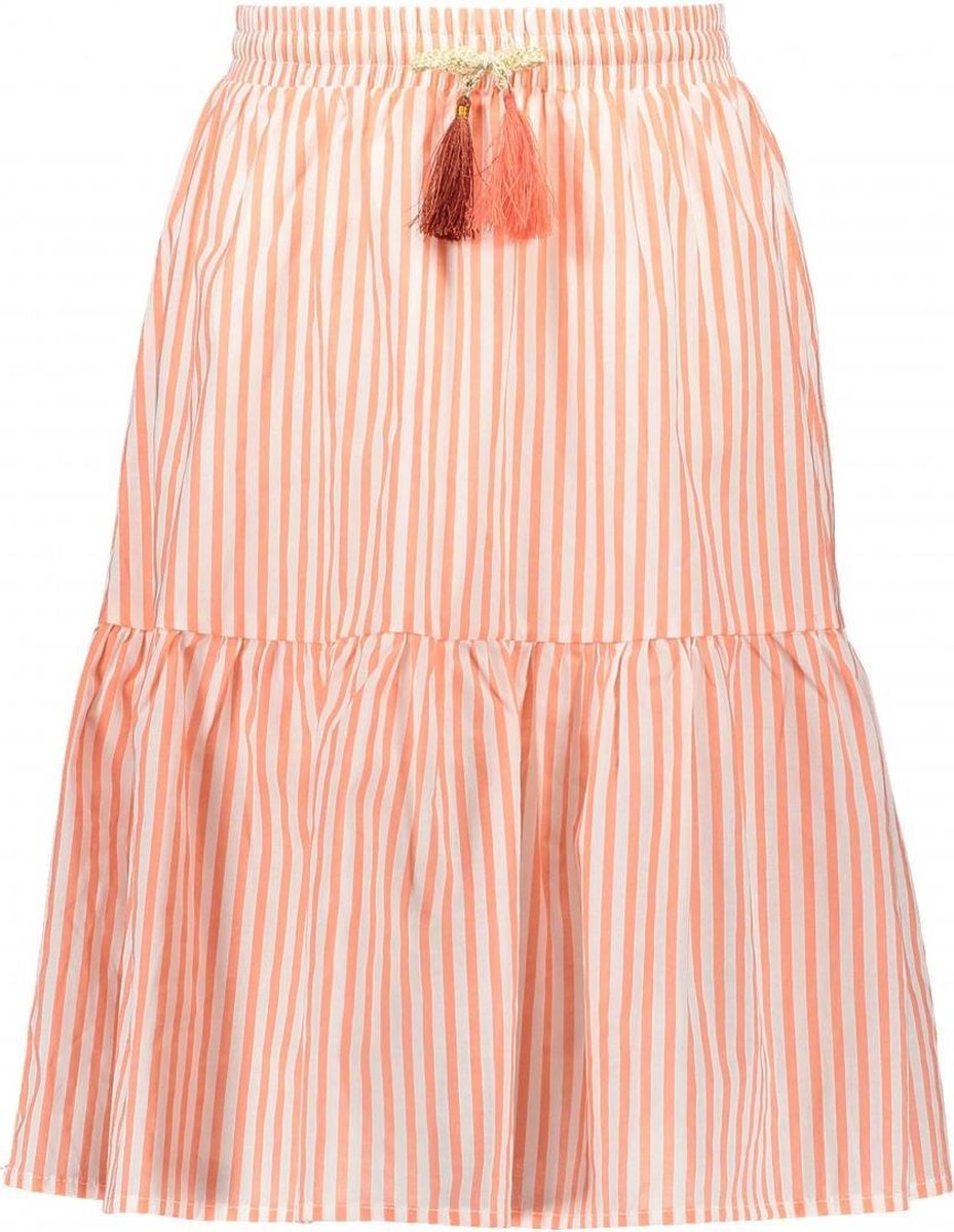 Like Flo Meisjes rokjes Like Flo Flo girls striped long skirt Neon stripe 110