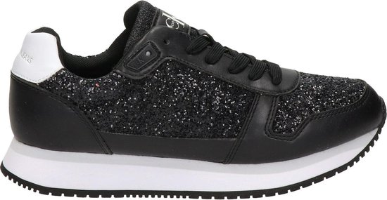 Giuseppe Zanotti gail glitter dames sneakers blauw/geel - Vind je in  Sneakerstad