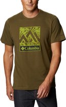 Columbia M Rapid Ridge Graphic Tee 1888813327, Mannen, Groen, T-shirt, maat: M EU