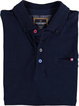 Fellows United Korte mouw Polo shirt - 11.3601 Marine (Maat: XL)