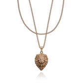 Croyez Jewelry | Lion Rosegold Layerup | Curb / 75cm / 75cm