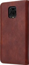 ShieldCase Xiaomi Redmi Note 9 Pro / 9s wallet case - bruin