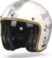 Scorpion Belfast Pique Cream Black Jet Helmet 2XL