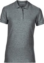 Gildan Dames Premium Katoen Sport Dubbele Pique Polo Shirt (Graphite Heather)