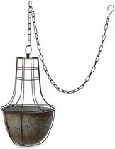 Nkuku Abari Caged Hanging Planter - S