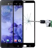 Voor HTC U Ultra 0.3mm 9H Surface Hardheid 2.5D gebogen zeefdruk Full Screen gehard glas Screen Protector (zwart)