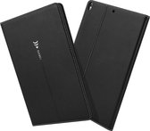 Voor iPad 10,2 inch GEBEI PU + TPU horizontale flip beschermhoes met houder en kaartsleuven (zwart)