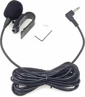 ZJ025MR Stick-on Clip-on Lavalier Mono-microfoon voor auto GPS / Bluetooth ingeschakeld Audio DVD Externe microfoon, kabellengte: 3 m, 90 graden elleboog 2,5 mm jack