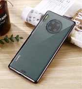 Voor Huawei Mate 30 Pro GEBEI Plating TPU schokbestendige beschermhoes (zwart)