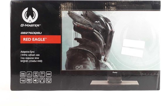 Iiyama G-Master GB2760QSU-B1 Red Eagle - 27 inch WQHD Gaming