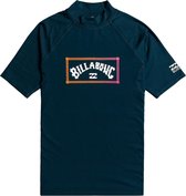 Billabong - UV Zwemshirt voor jongens - Korte mouw - Unity - Marineblauw - maat 128-140cm