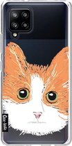 Casetastic Samsung Galaxy A42 (2020) 5G Hoesje - Softcover Hoesje met Design - Little Cat Print