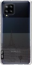 Casetastic Samsung Galaxy A42 (2020) 5G Hoesje - Softcover Hoesje met Design - Paris City Houses Print