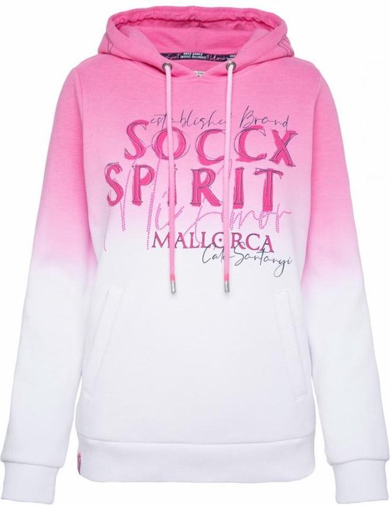 Soccx ® Hoodie Sweatshirt Spirit,Roze (M) | bol.com