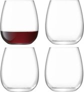 L.S.A. Borough Glas Wijn - 455 ml - Set van 4 Stuks