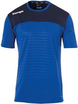 Kempa Emotion 2.0 Shirt Korte Mouw Royal Blauw-Marine Blauw Maat XL