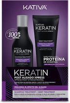 Brazilian Hair Straightener Set Kativa Keratin (2 pcs) (250 ml + 200 ml)