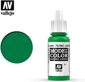 Vallejo 70942 Model Color Light Green - Acryl Verf flesje