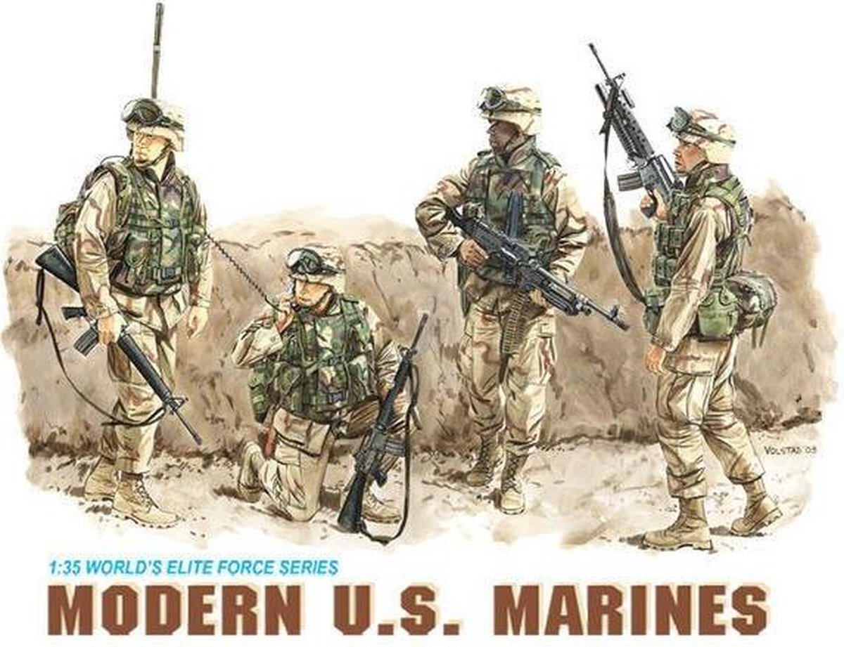 Dragon Modelbouwpakket Militaire voertuigen - U.S. Marines - 1:35 - 3027