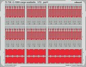 1:72 Eduard 73730 Cargo Seatbelts for C-130H - Zvezda Photo-etch