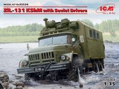 1:35 ICM 35524 ZiL-131 KShM with Soviet Drivers Plastic kit