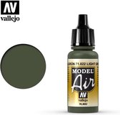 Vallejo 71022 Model Air Light Green RLM82 - Acryl Verf flesje