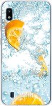 Samsung Galaxy A10 Hoesje Transparant TPU Case - Lemon Fresh #ffffff