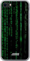 6F hoesje - geschikt voor iPhone SE (2020) - Transparant TPU Case - Hacking The Matrix #ffffff