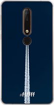Nokia X6 (2018) Hoesje Transparant TPU Case - Flying #ffffff