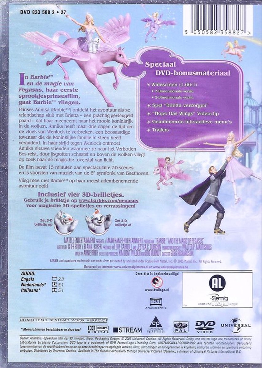 Barbie En De Magie Van Pegasus — cadeau in Games, Films & Muziek - foto 3