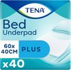 2x TENA Bed Plus 60x40 cm 40 stuks