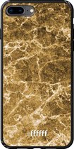 iPhone 7 Plus Hoesje TPU Case - Gold Marble #ffffff