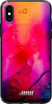 iPhone Xs Hoesje TPU Case - Colour Bokeh #ffffff