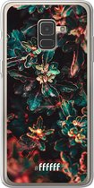 Samsung Galaxy A8 (2018) Hoesje Transparant TPU Case - Ornament #ffffff