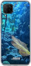 Huawei P40 Lite Hoesje Transparant TPU Case - Coral Reef #ffffff