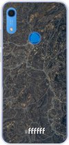 Huawei Y6 (2019) Hoesje Transparant TPU Case - Golden Glitter Marble #ffffff