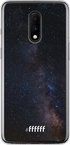 OnePlus 7 Hoesje Transparant TPU Case - Dark Space #ffffff