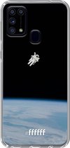 Samsung Galaxy M31 Hoesje Transparant TPU Case - Spacewalk #ffffff