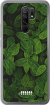 Xiaomi Redmi 9 Hoesje Transparant TPU Case - Jungle Greens #ffffff
