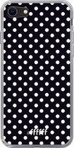 6F hoesje - geschikt voor iPhone 8 - Transparant TPU Case - Onyx Dots #ffffff