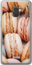 Samsung Galaxy A8 (2018) Hoesje Transparant TPU Case - Macacron #ffffff
