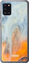 Samsung Galaxy A31 Hoesje Transparant TPU Case - Fire Against Water #ffffff