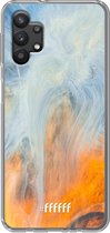 6F hoesje - geschikt voor Samsung Galaxy A32 5G -  Transparant TPU Case - Fire Against Water #ffffff