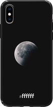 iPhone Xs Hoesje TPU Case - Moon Night #ffffff