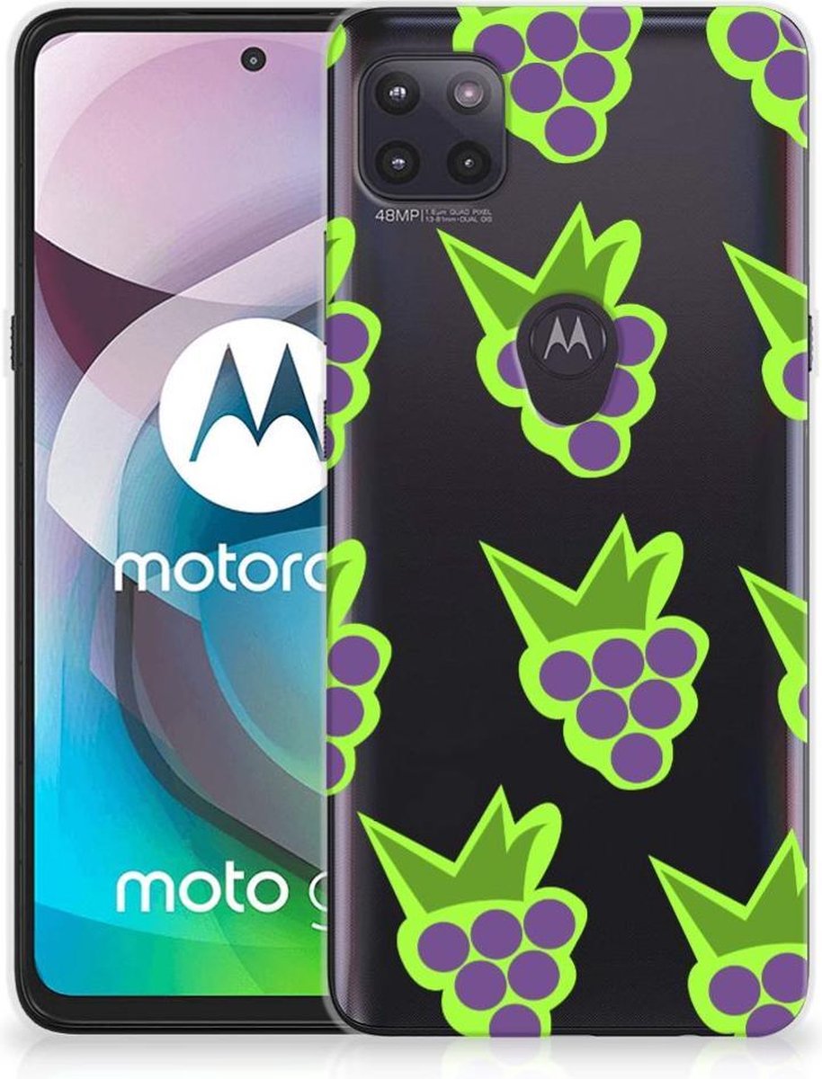 Motorola Moto G 5G Siliconen Case Druiven