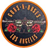 Guns N' Roses Patch Los Angeles Orange Multicolours